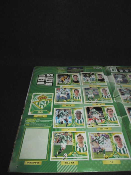 Caderneta Oficial de Cromos Liga BBVA 2011–2012 Panini Este