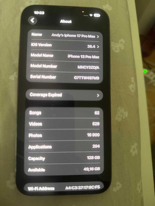 iPhone 13 pro max usado impecável