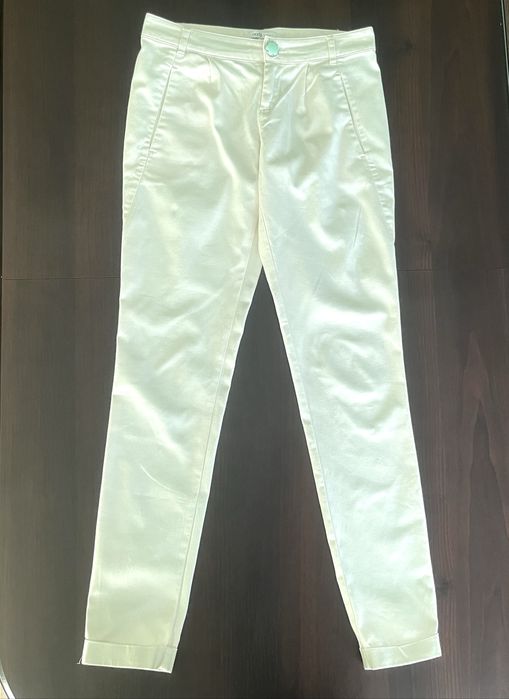 Spodnie garniturowe chinosy z mankietami