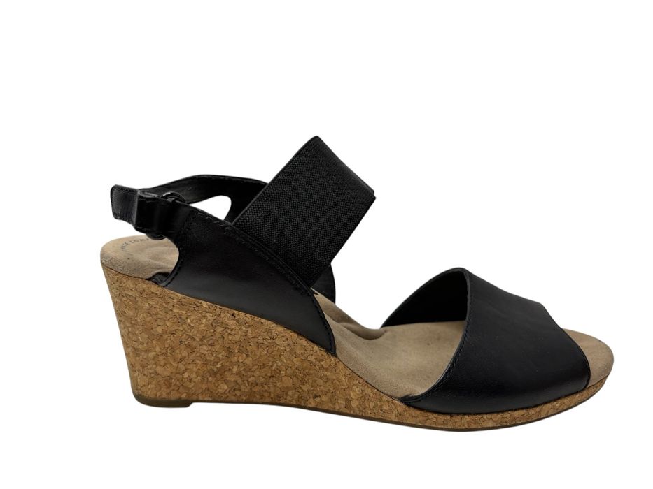Sandaly skorzane na koturnie Clarks rozmiar 41