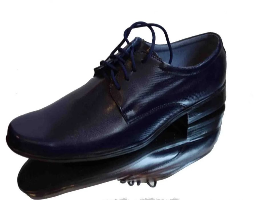 LIMO skórzane półbuty meskie GRANAT 35