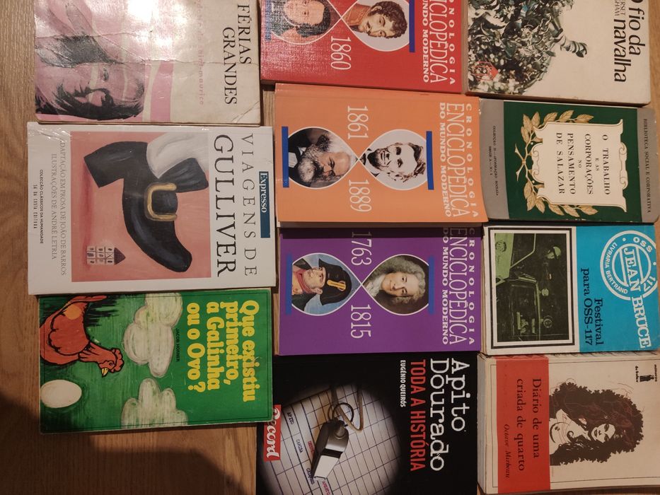 Lote 11 livros géneros variados