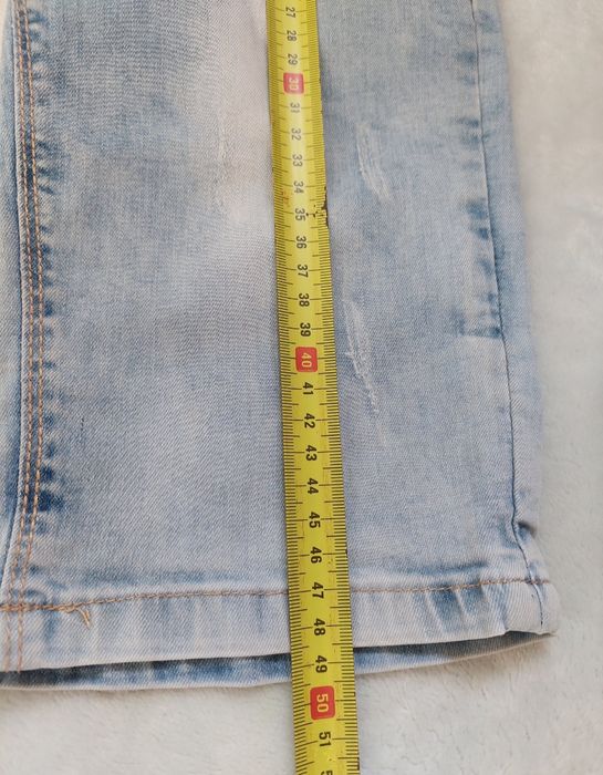 Bermudy spodenki chłopięce jeansowe r.134/140