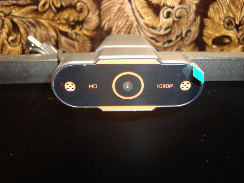 Веб-камера USB для компьютера 1080P Full HD с микрофоном.