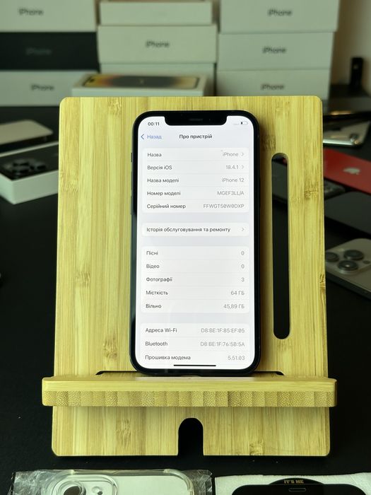 100% акб iPhone 12 Neverlock Apple 64/ 128 gb Айфон Black