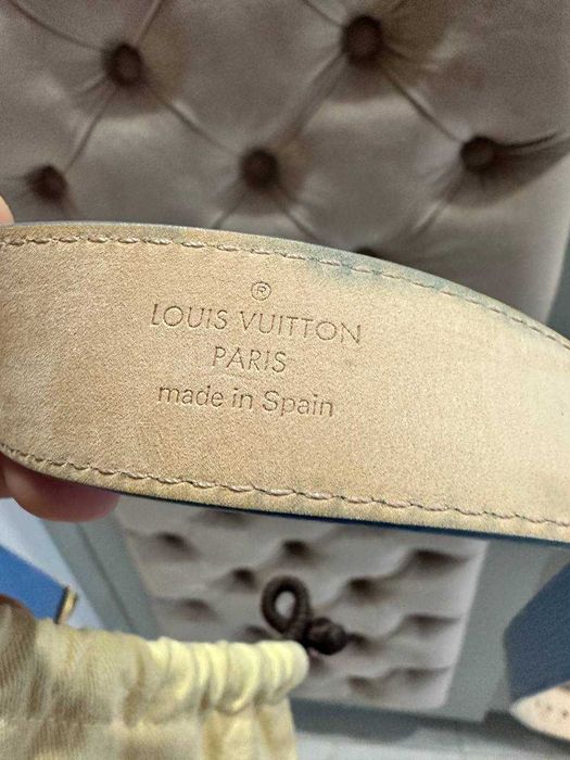 Оригинальный ремень Louis Vuitton Essential (M9024, размер 90/36)