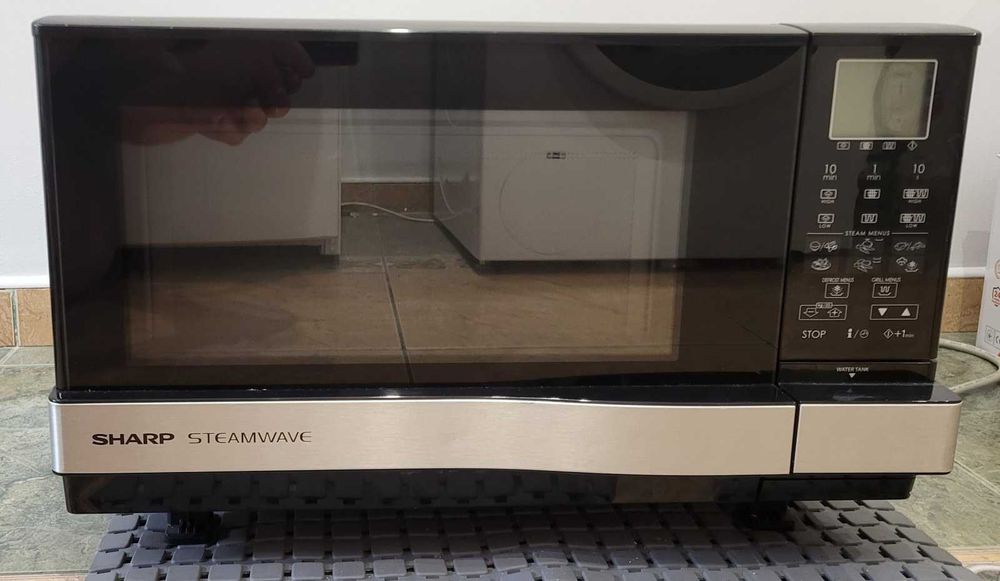 Мікрохвильова піч Sharp AX-1110(IN)W (STEAMWAVE)