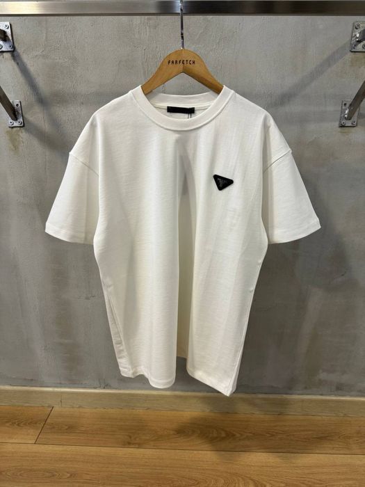 Футболка Prada оверсайз мужская оригинал унисекс