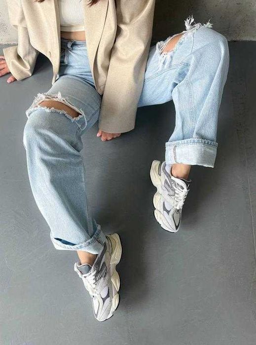 Кроссовки Женские New Balance 9060 Rain Cloud Grey/Кросівки Жіночі НБ