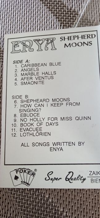 Kaseta MC-Enya -Sheperd moons