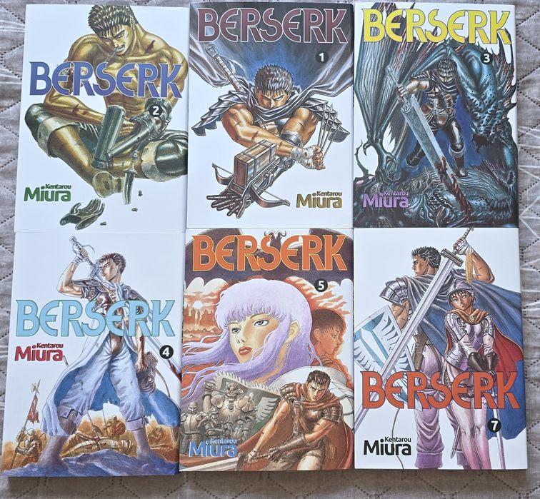 Berserk 1-5 i 7 PL JPF