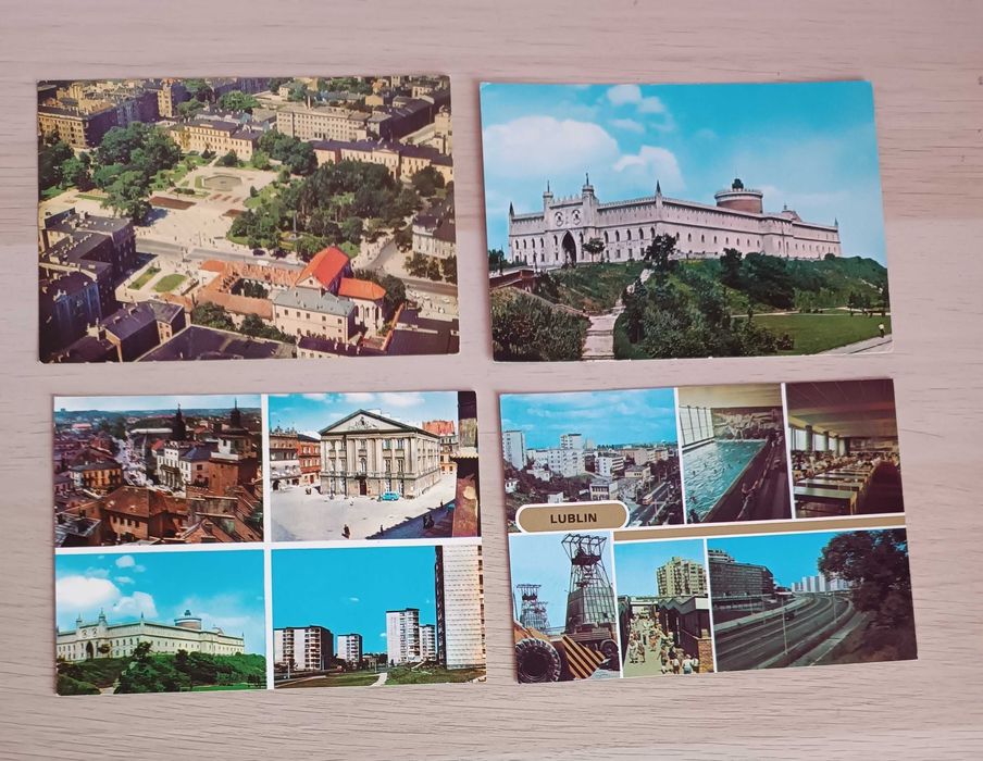 Stara pocztówka widokówka PRL zestaw LUBLIN
