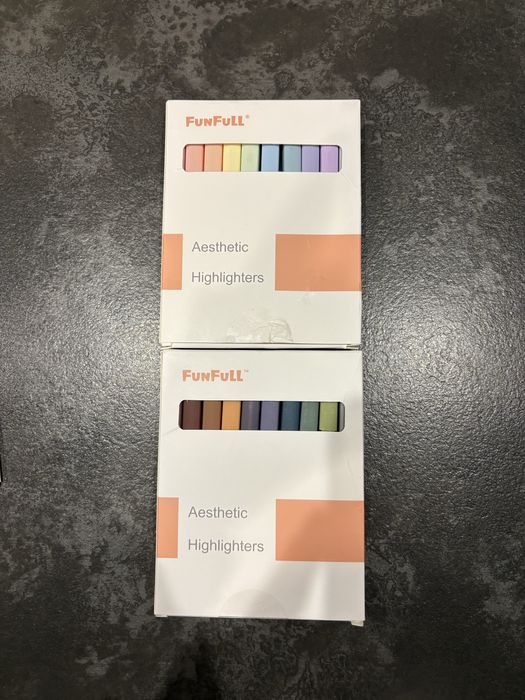 Flamastry w pastelowych odcieniach