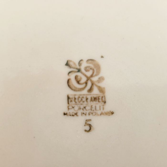 Talerze duże Włocławek z czasów PRL