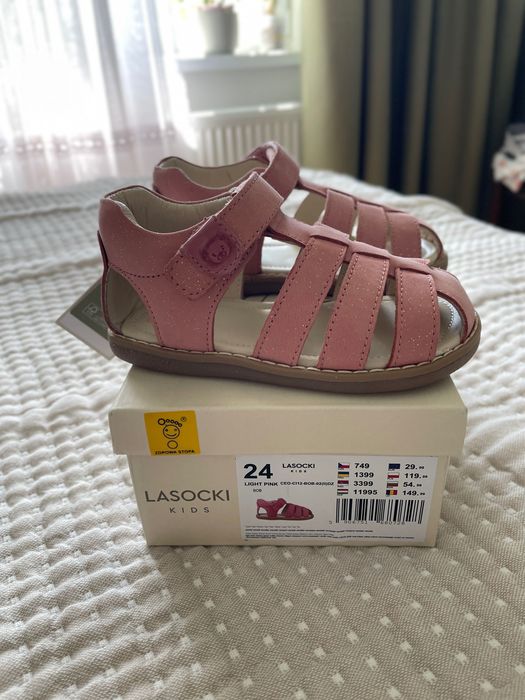 Босоніжки для дівчинки Lasocki kids 24 розмір
