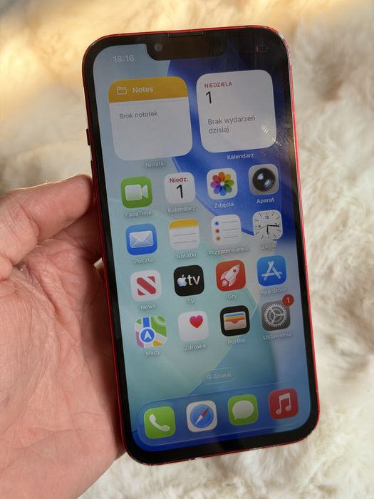iPhone 13 Czerwony, kondycja 97%, bez blokad