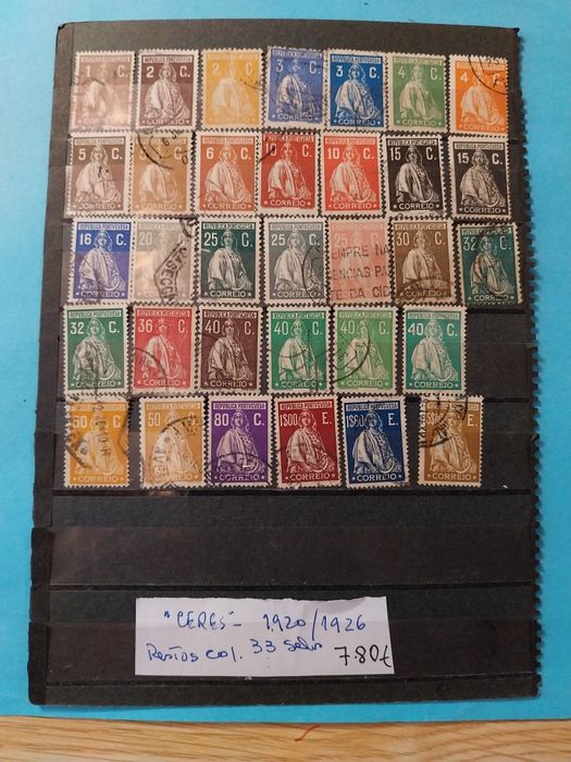 "CERES" Stamps – with Surtax – Revalidated and Others64310006886786121