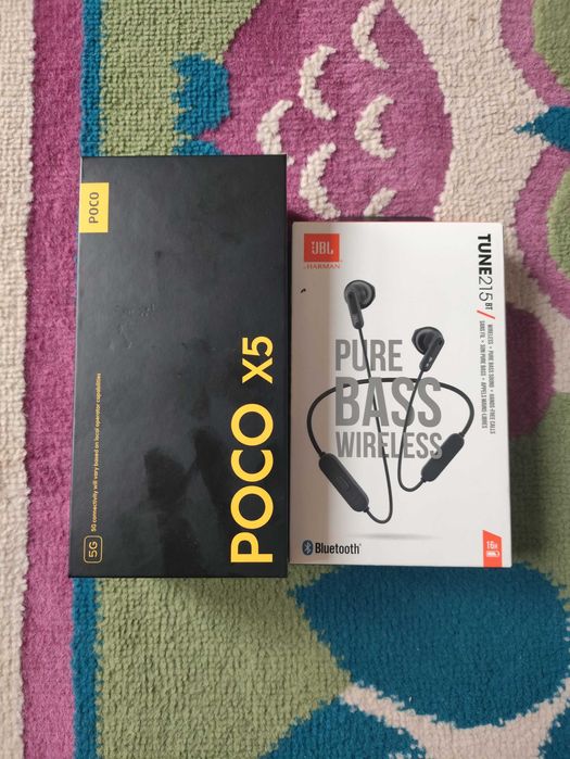 Ładowarka Sieciowa Motorola 33W + Poco X5 + Słuchawki JBL 215 BT Tune