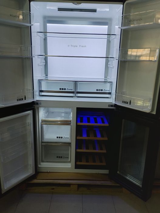 Frigorífico Americano com Dega de vinho led
