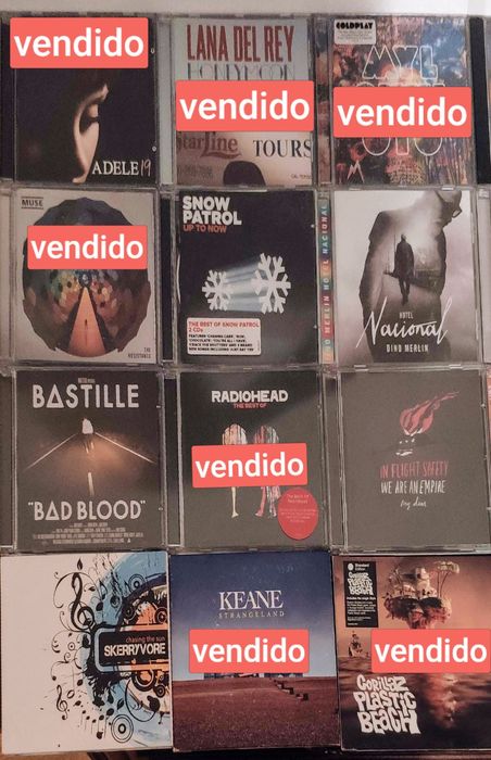 CDs originais vários (desde 5€/un)