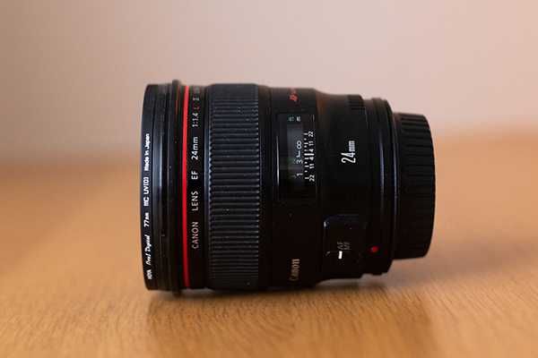 Obiektyw Canon 24mm f/1.4 L II USM
Obiektyw Canon 24mm f/1.4 L II USM