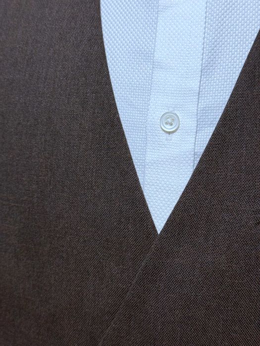 Жилет костюмний чоловічий XL 58 розмір Next Tailoring двобортний ошатний класичний офіційний елегантний колір коричневий шоколадний