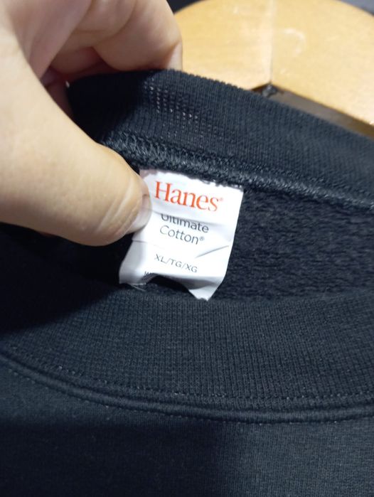 Bluza czarna nożyczki Hanes