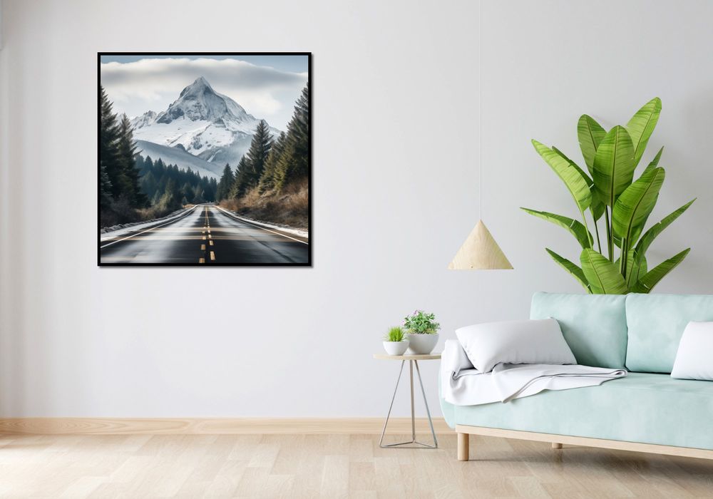 Plakat 100x100cm Odważna Podróż