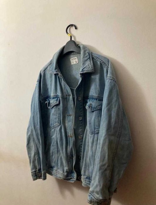 Casaco de ganga azul claro da Lefties Denim Woman