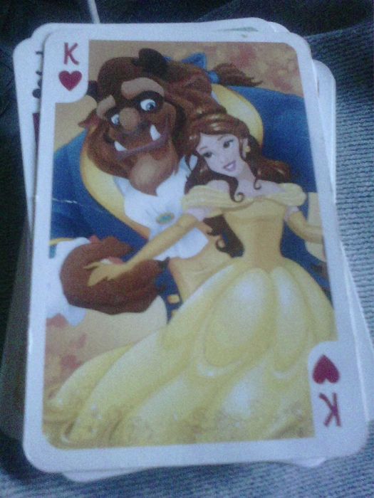 king of hearts carta de jogar beauty and the beast nova- portes grátis
