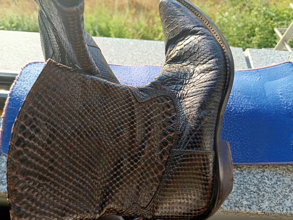 BOTIN crocodilo couro interior/sola, semi-novo