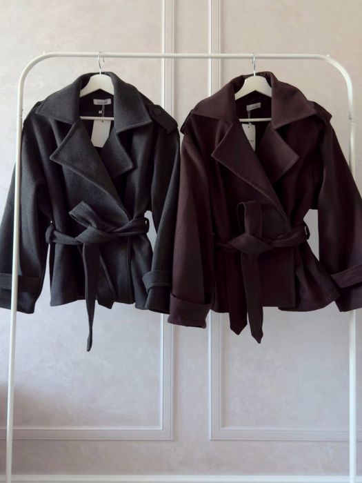 Трендовий тренч шоколадний