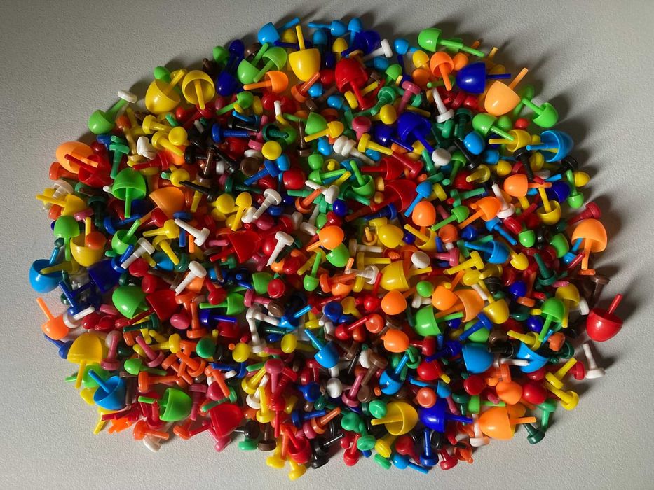 Grande Conjunto de Pinos para Mosaicos / Pegboards