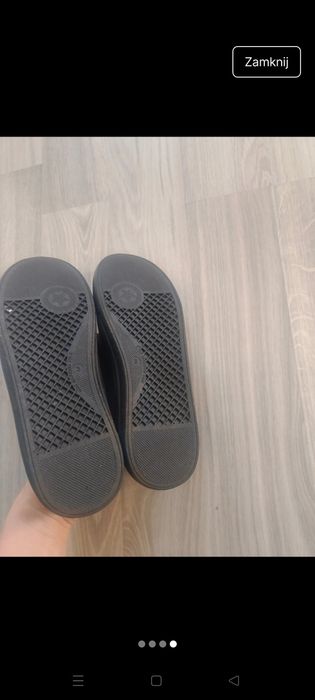 Kapcie/ trampki czarne