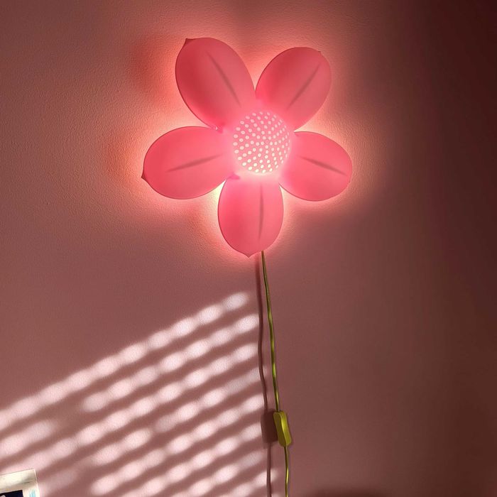 Candeeiro luz de presença  em flor