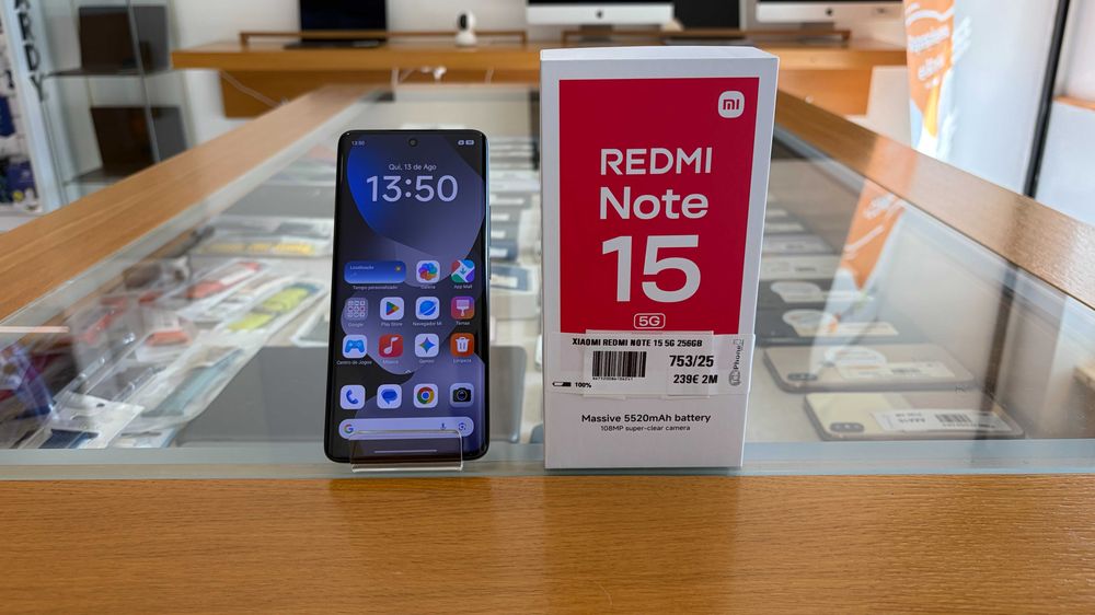 Xiaomi Redmi Note 15 5G 256Gb Preto