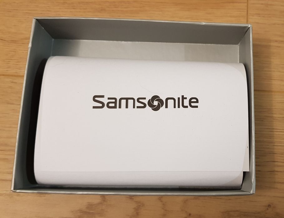 NOWY Skórzany portfel męski Samsonite Prestige, RFID
