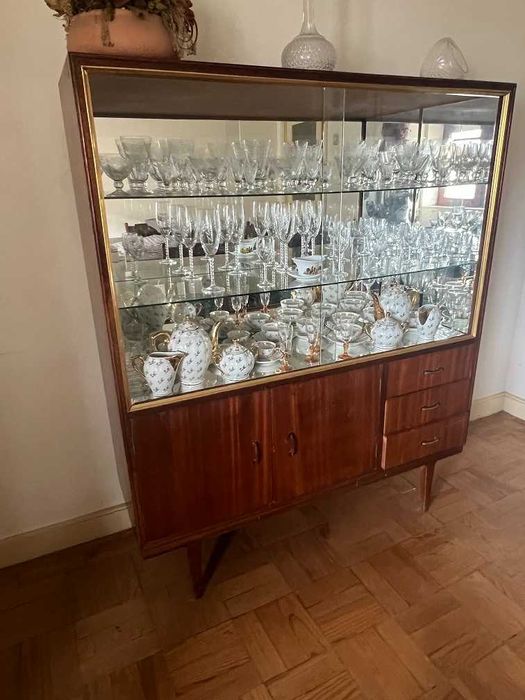 Cristaleira/Vitrine/Estante dos anos 70