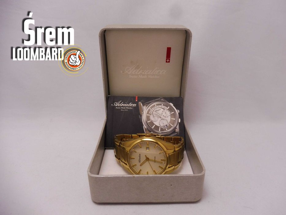Zegarek Adriatica Komplet, Db Stan!