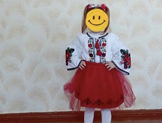 Вишиванка для дівчинки, комплект