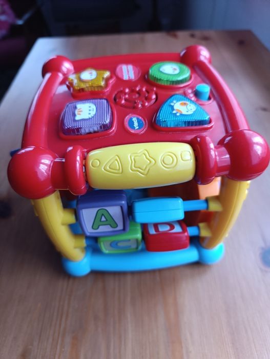 Interaktywna kostka vtech po angielsku