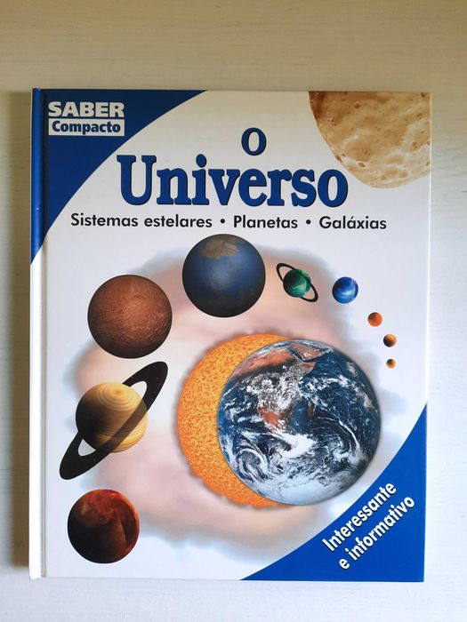 Livros sobre o Universo; a Terra e o Corpo Humano para crianças