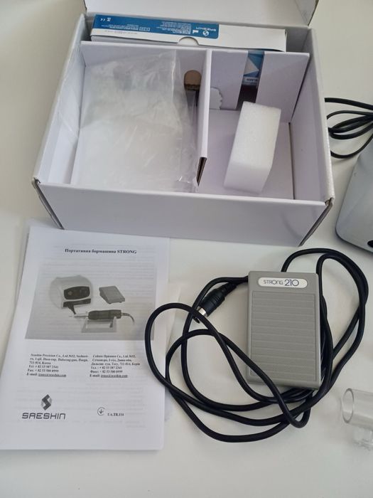 Фрезер Strong 210, оригінал, манікюр, педикюр