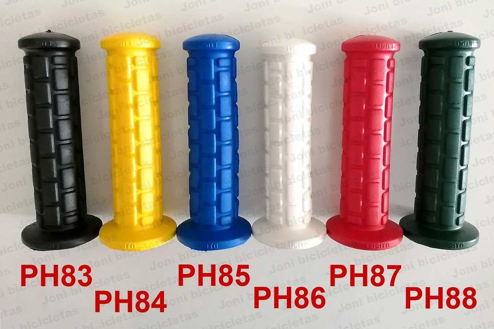 Punhos para guiador de bicicleta e mota