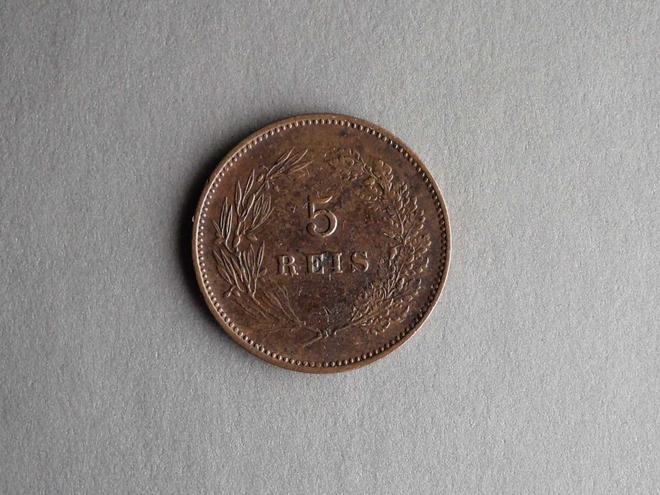 Moeda 5 Réis 1906 D. Carlos I