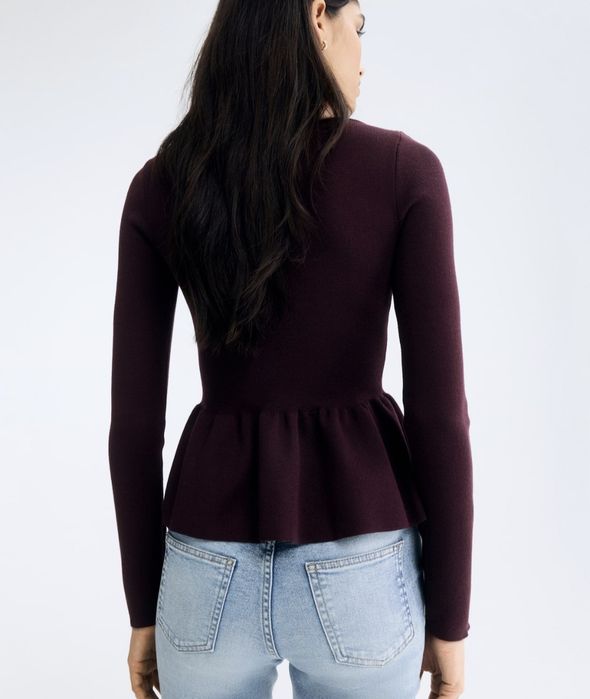 Кофта h&m з баскою