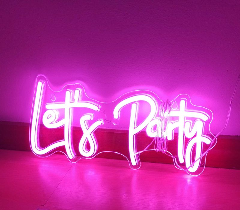 Numeros Led festa