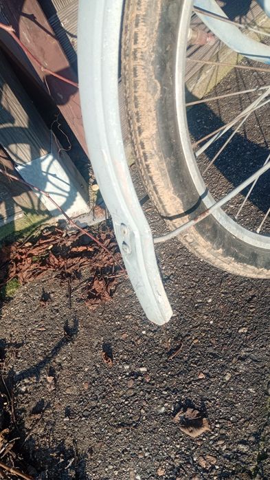 Rower składak stary na małych kółkach