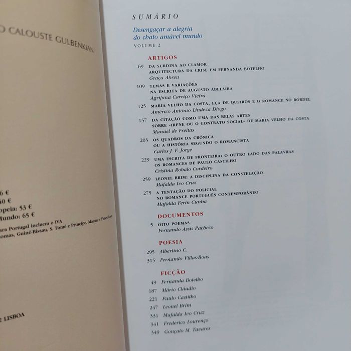 Colóquio Letras 161/162, julho a dezembro de 2002