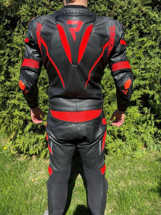 Kombinezon, zestaw kurtka, spodnie, rękawice buty na motor